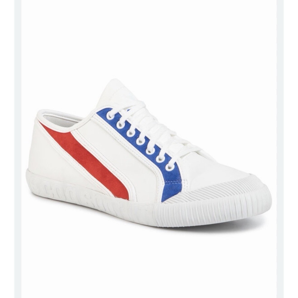 Le Coq Sportif Nationale Tricolore Retro Sneakers US 11.5 White Blue Red NWT